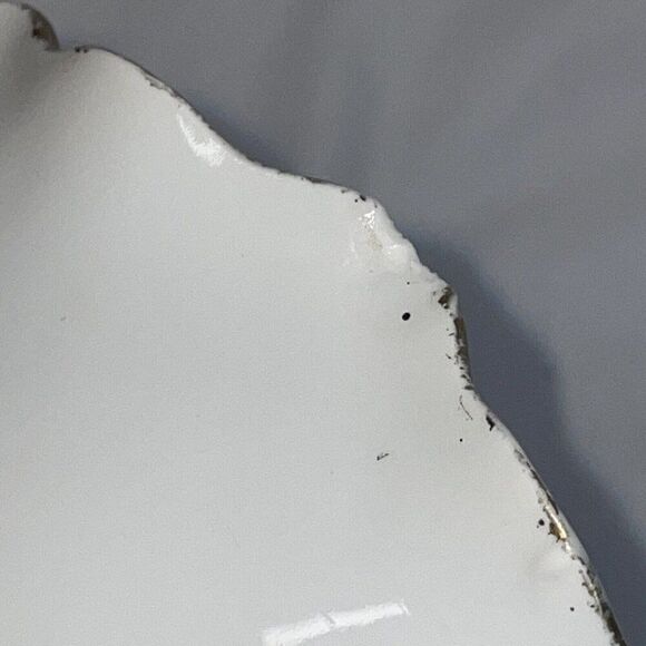 LOVELY BAVARIAN "PRINCE REGENT" GRAPES MOTIF SCALLOPED GILDED EDGE BOWL - Picture 15 of 16